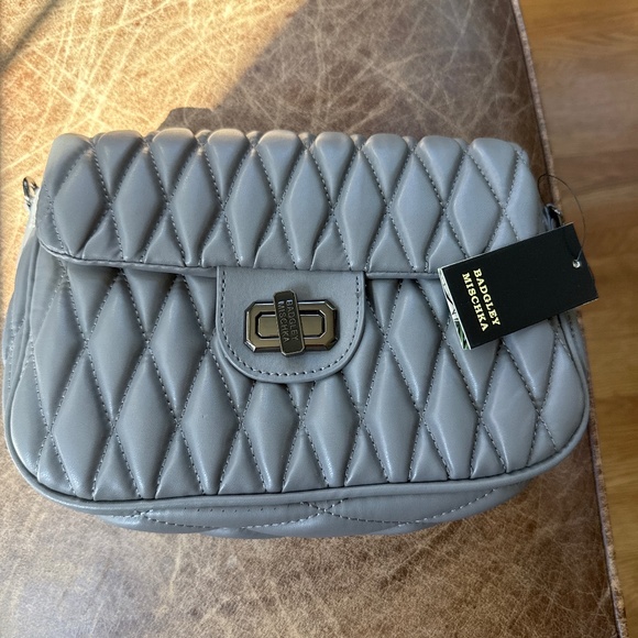 Badgley Mischka Handbags - Badgley Mischa NWT Gray Crossbody